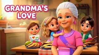 Baking Cookies with Grandma | Kids Love Their Granny
