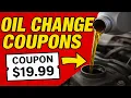 Oil Change Coupons 2025 Save BIG on Full Service Synthetic Oil Changes