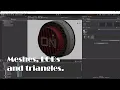 Levers And Buttons Unity Asset - Meshes LODs and triangles