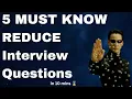 Top 5 JavaScript reduce Interview Questions Must Know for Frontend Interviews