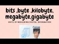A simplified way to understand bits bytes kilobytes and other data measuring units