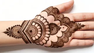 easy stylish mehndi design front hand mehndi design simple mehndi design mehandi mehndi 2026