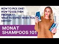 MONAT shampoos 101 - how to pick the best one for your hair type