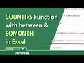 COUNTIFS function in Excel with dates by Chris Menard