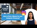 How to Pick a Winner for your Instagram Giveaway Free Instagram Comment Picker