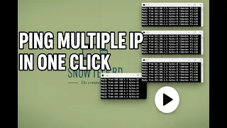 Ping Multiple IP Address CMD in One Click Ping Multiple IP Address CMD One Click Method
