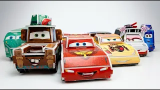 Lightning McQueen Mater with Disney Cars Friends DIY Satisfying Paper Crafts