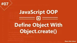 Learn JavaScript OOP in Arabic - Defining Object With Object create