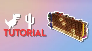 Google Chrome Dinosaur Game Minecraft Java 26 2 Redstone Tutorial