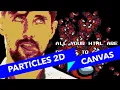 Mouse Particles Physics with Canvas2D