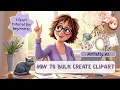 Create Clipart FAST With AI Bulk Artistly Tutorial for Beginners Perfect for Etsy Ko-fi Sellers