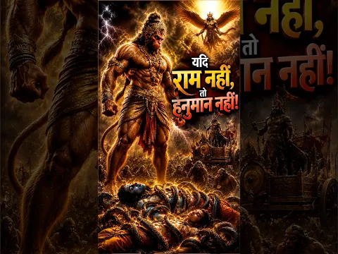 यदि प्रभु श्रीराम नहीं तो हनुमान भी नहीं😨 #ram #hanuman #ramayan #facts #shorts #viralvideo #amazing
