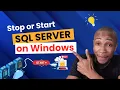 How to Stop or Start SQL Server