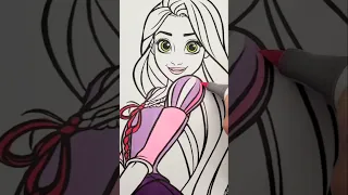 Tangled RAPUNZEL Coloring Page Disney