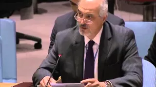 مندوب بشار الأسد في الأمم المتحدة يفقد أعصابه أمام مندوب السعودية 