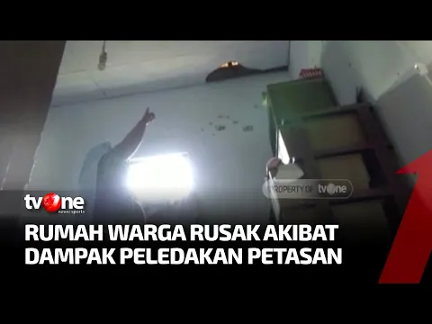 Pemusnahan Petasan Buat Rumah Warga Goyang Hingga Retak