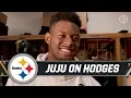 JuJu on chemistry with Devlin Hodges Pittsburgh Steelers