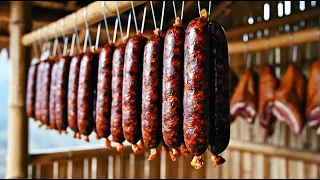 How to Make Preserved Meat Winter Food Processing in the Mountains