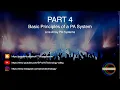 PART 4 Basic Principles of a PA System - Line Array PA Systems