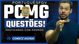 🔴PPBA - PCMG | QUESTÕES COMENTADAS |  Português FGV
