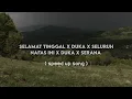 Download Lagu (SPEED UP) SELAMAT TINGGAL X DUKA X SELURUH NAFAS INI X DUKA X SERANA