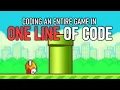I Made Flappy Bird in One Line of Code