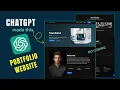 Create Website With ChatGPT - HTML CSS JavaScript Bootstrap No Coding Website