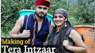 making of tera intzaar himachali song 2020 manoj rajput pratiksha thakur mrinal studio