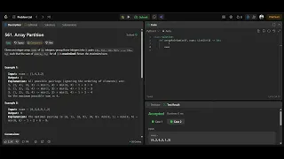 Day 9 LeetCode 561 - Array Partition I Greedy Sorting Explained Simply