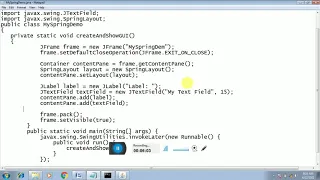 JAVA SPRING BOX LAYOUT