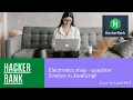 Hacker Rank Question Electronics shop Solution in JavaScript Programming Learn in Tamil