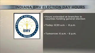 Need an ID to vote Indiana BMV offers extended hours