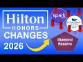 Hilton Honors 2026 Changes EXPLAINED New Diamond Reserve Status Rules Points Earning Updates