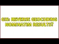 GIS Reverse geocoding Nominatim results