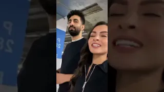 كارمن سليمان مع زوجها بتغنيلة دانت فوق دماغي وحقك عليا 