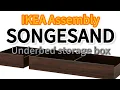 Mastering SONGESAND - Underbed storage box A Guide to Effortless IKEA Furniture Assembly