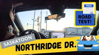 ROAD TEST - Drive in NORTHRIDGE DRIVE Saskatoon Guide Saskatchewan Canada 4K