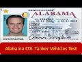 Alabama CDL Tanker Vehicles Test