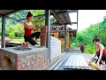 Lagu Building a New Brick Kitchen by Hand | Young Woman’s Roof Shed Project (TIMELAPSE)