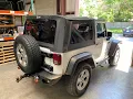 Bestop Supertop NX on a Jeep Wrangler JK 2-Door Fits Years 2007-2018
