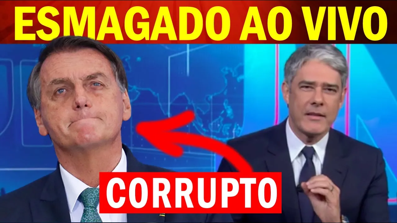 JORNAL NACIONAL ESMAGA BOLSONARO POR 11 MINUTOS