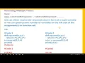 Function returning Multiple values in Python Class 12