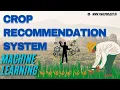 Crop Recommendation System Using Machine Learning Machine Learning Project