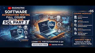 SQL Part 2 Software Automation Testing series Master Databases for Test Automation