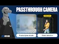 Meta Quest Passthrough Camera Access - Color Picker Object Detection QR Code Frosted Glass more