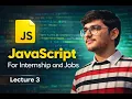 Lec 3 - Global vs Local Scope in JavaScript Undefined vs Not defined