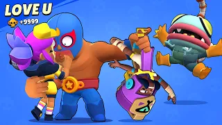 New Funny Pose with New Brawler GLOWY, NAJIA - Brawl Stars Funny Part 3