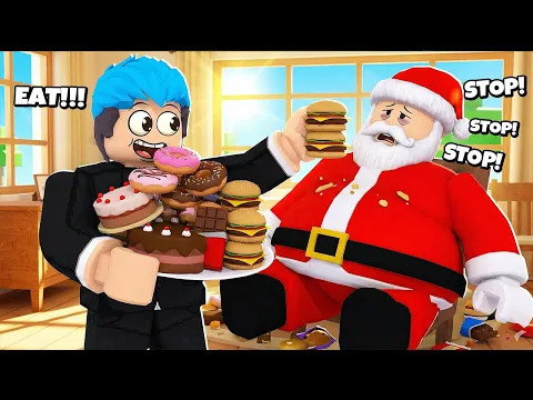 Video Thumbnail: NAG KA DIABETES SA SOBRANG TABA | Roblox | Make Santa Fat to Save Christmas