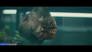 Piranha 3D 2010 Prehistoric Piranhas Screen Time 