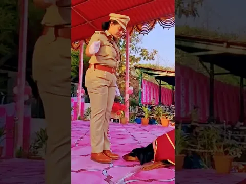 IPS officer lady salute Disiplined Dogs✨ #ips #ipslady #ipsofficer #ipsstatus #ipsshorts